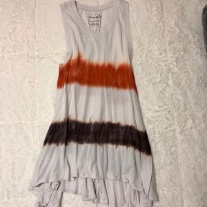 Tie-dyed Free People Cotton Dress